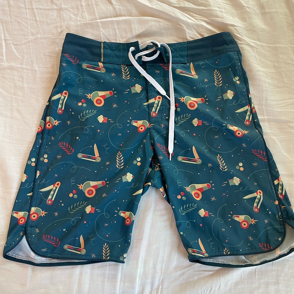 Size 32 Men’s Johnny Cupcakes Board Shorts